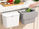 Hanging Kitchen Trash Can With Lid Double Open Lid Design Kitchen Trash Can Kitchen Cabinet Door V1192-AZ-W-27728