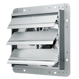Shutter Exhaust Fan, 305 mm High-speed 1400RPM 1084 CFM, Aluminum Wall Mount Attic Fan with V952-BYCSPQSDJAC12DLJSV3