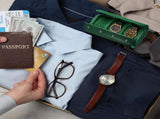 Leather Watch Travel Case Single Watch Roll Storage Box Organizer for Men Women Holding Storaging V1258-DP02-C-3224