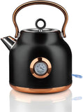 1.7L Electric Water Kettle Black V498-ELECTRICKETTLEBK