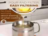 Deep fryer with basket Stainless steel deep fryer Kitchen accessories Oil pan Induction pan V1189-WXF-260203-00620