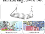 Drying Rack - 36 Stainless Steel Clips - Reinforced No Deformation - Socks and Underwear Drying Rack V1188-MS101-00937-1