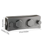 Retractableline Indoor, Non-Sagging Twin Line, 16.7Ft Adjustable No-Drill Heavy Duty V1189-WXFWAL-20260319-00641