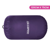 Powertrain Inflatable Air Barrel Exercise Roller 120cm x 75cm - Purple IFR-1275-PU