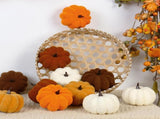 15PCS Artificial Velvet Flocked Pumpkins, Faux Foam Pumpkins Decorations for Fall Harvest Halloween V1237-ZY00B0DTJRK37C