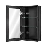 Medicine Cabinet, 14 x 24 inches, Medicine Cabinet for Bathroom with Mirror, Aluminum Frame Bathroom V952-JXYJJXJ1424I3OO5PV0