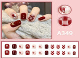 12 boxes / 288 pieces, white light luxury fashion French ins style flash sweet cool simple empress V1102-HECDJ-001