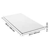 Table Top, 1524 x 635 x 25 mm, 100 kg Load Capacity, Universal One-Piece Particle Board Desktop for V952-GZTZMBHB6025RSAP2V0