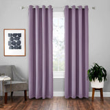 2X Curtains Darkening Thermal Insulated Curtain Panels for Living Room Blue Color Shower Curtain Set V1369-AZ3-W-19828