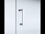 150mm Adjustable Single Door Corner Sliding Glass Shower Screen in Chrome V63-846631