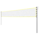 Everfit 9M Portable Volleyball Net Set with Ball Boundary Lines Badminton Tennis SN-B-VLB-9M-YE