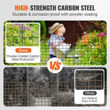 VEVOR Garden Fence, 7593 Animal Barrier Fence, Underground Decorative Garden Fencing with 6.38 V952-JSWL385295INRNI2VV0