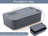 Timed Lock Box, Time Lock Storage Container for Phones, Snacks, Medicine and Tablets, Timer Safe V1237-ZY00B0FSJFGGNF