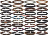 Men's Vintage PU Leather Bracelet Set V1142-LP601099526838909