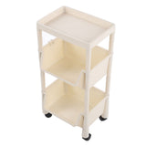 Compact Rolling Storage Organizer Large Capacity Mobile Utility Cart Movable Storage Book Shelves V1294-YM0901-3116230009713
