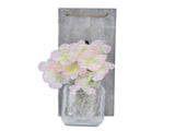 Wall Jar Decor Retro Style Glass Bottle Lamp Silk Flower Decoration for Home Door V1294-YM0523-3115220012911