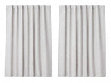 Marlow 2 Panels Blackout Curtains Linen Look Curtain Draperies Window Bedroom CD1023-NW-240X230-AU