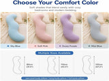 Pea Pod Shape Body Pillow for Adults Full-Body Support Side Sleeper Pillow, Pregnancy Back Pain V1107-CS-BSMBZ9