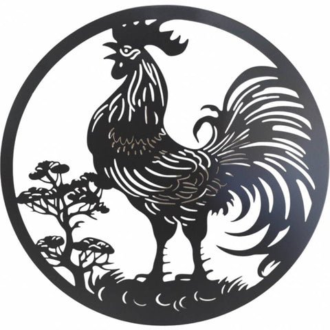 Redlin Rooster Wall Art 40cm V637-E522983