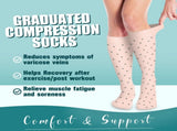 6Pairs Compression Socks for Women and Men - Best for Circulation, Running, Athletic, Recover, V1189-LWWAL-20260325-00650