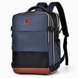 28L Multifunctional Backpack with Shoe Compartment for School Travel Work, 28x19x42cm, Blue V1188-MS-325-1272