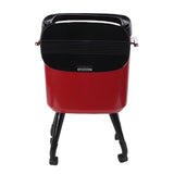Tall Trash Can with Wheel Legs 15L Large Capacity Narrow Garbage Can for Kitchen Bathroom Living V1294-YM0901-3117250150411