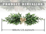 24" Floral Swag, Greenery Swag, Artificial Flower Swag, Spring Floral Swag with Green Leaves V1369-AZ3-W-20327
