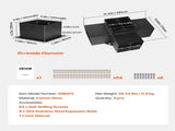 Pergola Bracket Kit, 6x6 Inch , 2 Pcs 4-Way Heavy Duty Corner Bracket V952-LPJJTZST4PCS2K9OO002V0
