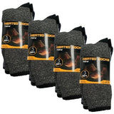 12 Pairs Mens THERMAL HEATED SOCKS Warm Winter Comfort Mens Work Size UK 7-11 V563-8590020100092-4PK_12PAIRS