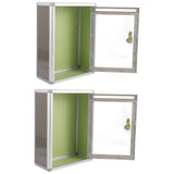 WHAMVOX 2 Pcs Modern Mailbox Wall Mount Transparent Office V1189-WXFWAL-20260326-02312