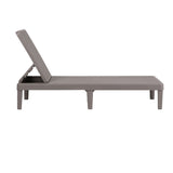 Gardeon Sun Lounge Adjustable Lounger Patio Outdoor Furniture Lightweight Brown FF-LOUNGE-PP-RAT-BR