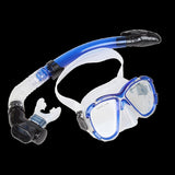 Adult Snorkeling Swimming Diving Mask & Snorkel - Quality Tempered Glass V63-801517