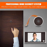 Smart Indoor/Outdoor Peephole Camera Smartbell Security Camera 120 Degree Wide View Digital V1188-MS-227-1017