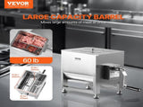 Manual Meat Mixer, 60L Fixed Tank Meat Processing Equipment, Stainless V952-SYRLJBJBKQXK8RH6N001V0