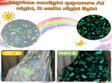 Kids Cozy Blanket, Glow In The DArk Soft Cozy Blanket, Sofa Bed Fluffy Blanket For Girls Boys. V1188-MS-227-2580