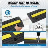VEVOR 4 PCs 39'' Cable Protector Ramp 18000 lbs Speed Bump Floor Cable Protector V952-XXJSDDLBHQW4WQJKHV0