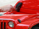 For Hood Latches Catch Kit with Lock for Jeep JK JKU JL JLU Gladiator JT 2007-2023 Present Chrome V1192-AZ-W-3968