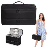 Storage Bins Travel Nylon Case Double Layer Carrying Case for Portable and Secure Storage Case V1366-AZ2-W-20586