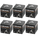 HEAD Tournament Squash Ball Advanced Training Competition Bulk - 6 Balls V563-287326-6PK