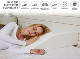 Memory Foam Bed Wedge Leg Support Elevation Pillow with Washable Breathable Cover 60.5 x 50 x 22cm V1181-MB0005-NEW