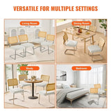 VEVOR Chairs, Set of 4, Mid Century Modern Dining Chair, Upholstered Velvet Accent Chair with V952-TBYCYTERBS40GKXI7V0