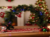 Christabelle 60cm Tabletop Christmas Archway Garland with LED Lights Gold Mantle Decoration Orn 112_SENGGTA