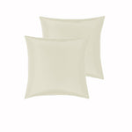 PepperMIll Satin European Pillowcases IVORY V442-END-PILLOWC-SATIN-IVORY-EU