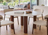 Willowmarble Round Dining Table V264-DNT-431S-WLA-11M