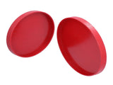2Pcs/Set Red Round Tray Tea Cup Fruit Dessert Plate Serving Tray for Hotel Restaurant Home V1294-YM0901-3118210229211