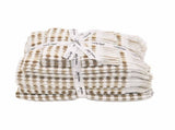 Jenny Mclean Pom Pom Cotton Set of 7 Towel Set Natural Tones V442-RAN-TOWEL-POMPOMSETOF7-NATURAL-RE