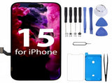 iPhone 15 Screen Replacement, 6.1 Inch Incell LCD Display Touch Screen Digitizer, Comes with Full V1293-0452669766269