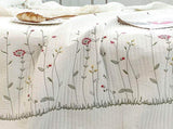Cotton Quilt Pure Color Home Fashion Elegant Tencel Embroidery Pattern Cotton Summer Cooling Quilt V1294-YM0716-3117220175417