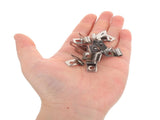 HOOWIFFY 100Pcs Stainless Steel Metal Wire Fence Clips for Quick and Easy Installation Fixing V1189-WXFWAL-20260326-02557