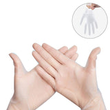 100pcs Disposable PVC Gloves High Elastic Gloves for House Cleaning Tattoo CosmeticM V1294-YM0901-3117200009711